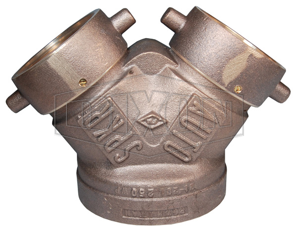 Single Clapper Siamese Connection Back Outlet